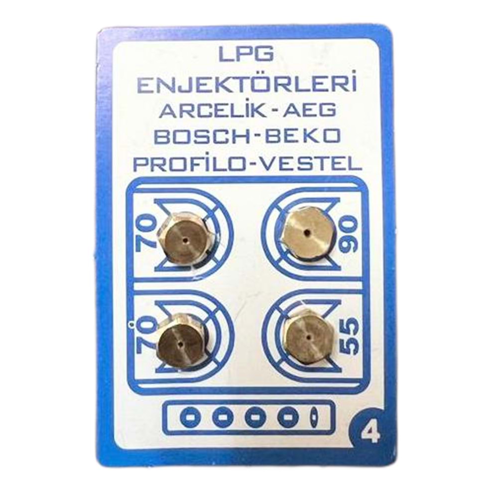 ENJEKTÖR 7 MM LPG (AEG - BOSCH ) (NO:4)