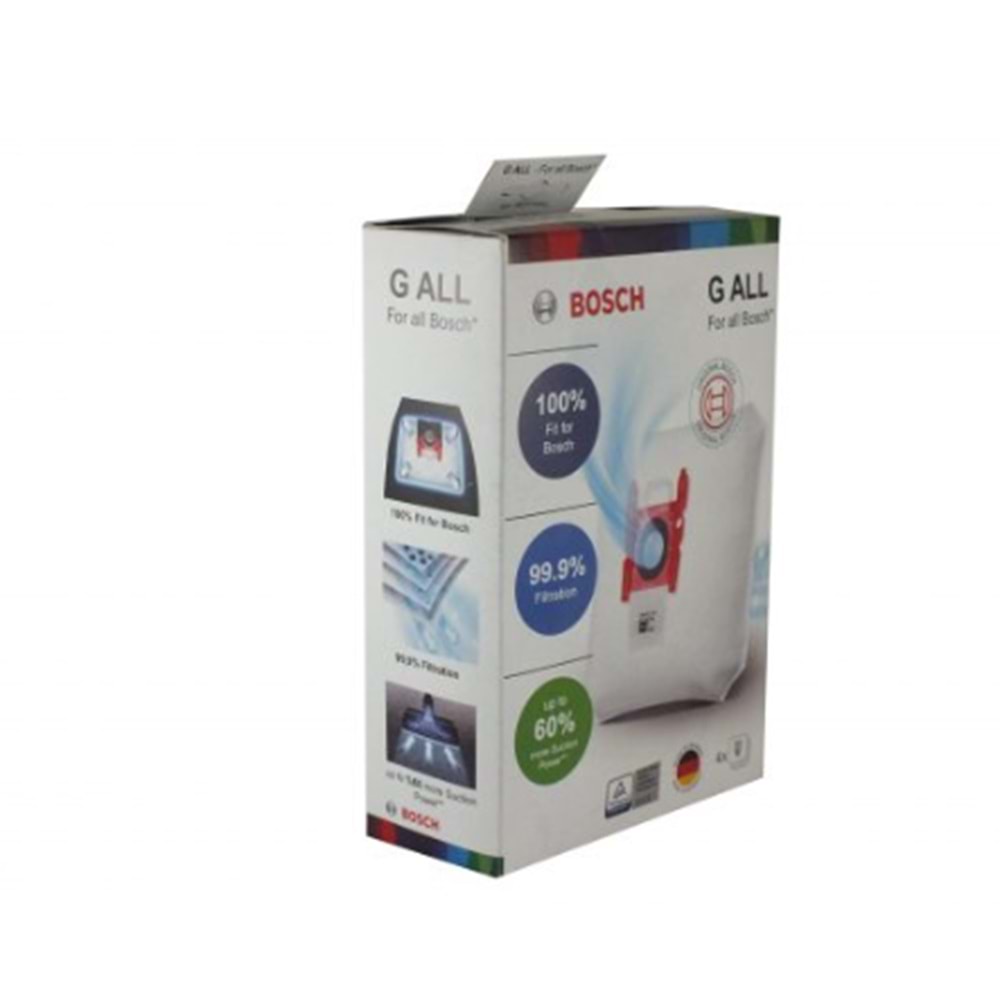 BOSCH POWER G ALL TOZ TORBASI 4 LÜ + MİKRO FİLTRE