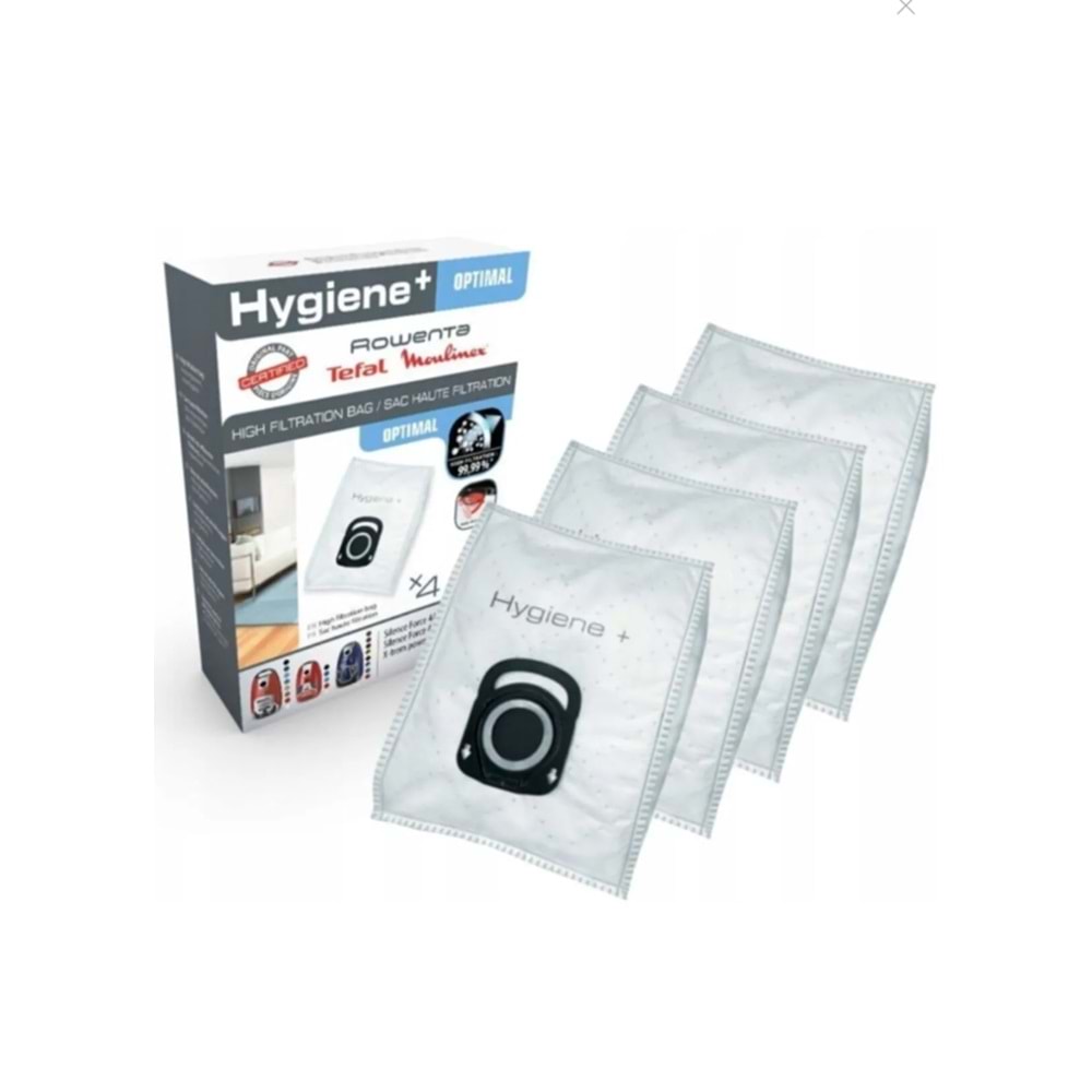 ROWENTA HYGIENE TOZ TORBASI 4 ADET KUTULU