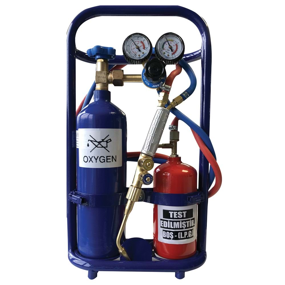 2 L OKSİJEN - PROPAN KAYNAK SETİ