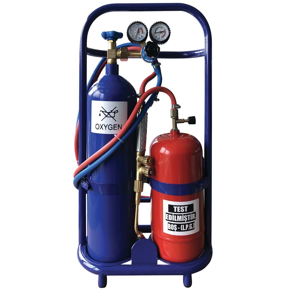 6 L OKSİJEN - PROPAN KAYNAK SETİ